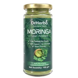 Organic Moringa Powder 100g | Pure Moringa Leaf Powder Superfood | Drumstick Leaves Powder (Murungai Keerai/Munagaku) | 