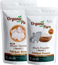 Organic And Pure Alum Stone Powder Fitkari Phitkari Powder