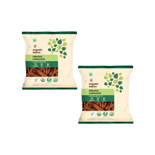 Image of Organic Tattva, Cinnamon (Dalchini) Whole/Sabut - 100 Gram | Gluten Free and NO Additives