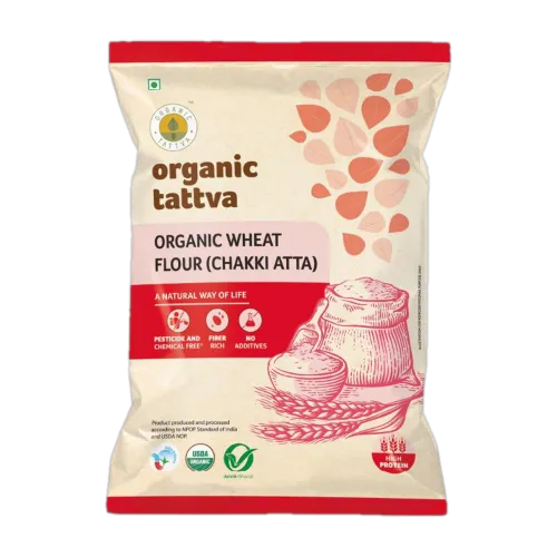 Image of Organic Tattva Whole Wheat Chakki Atta (5 kg)