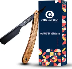 Organim Wooden Straight Edge Shaving Razor