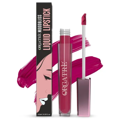 Image of Orgatre Moodbliss Liquid Lipstick | Waterproof, Long Lasting & Smudge Proof