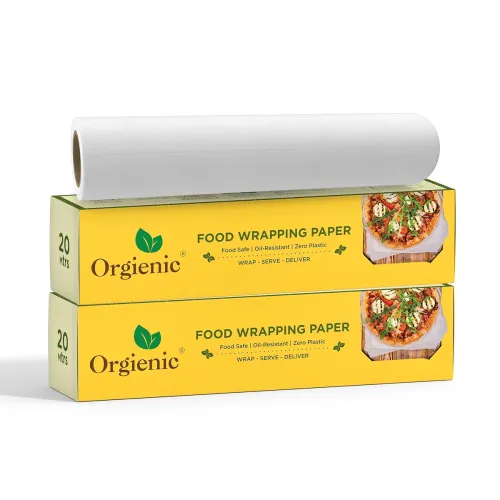 Image of Orgienic Food Wrapping Paper Roll 20 Meters | Butter Paper | Greaseproof & Oil Resistant | 