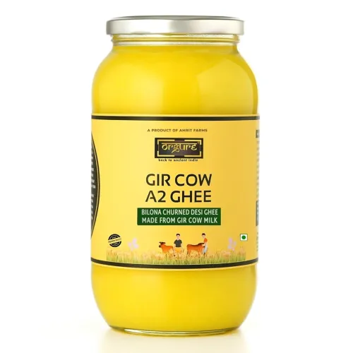 Image of Orgure Bilona Hand-Churned A2 Gir Cow Ghee – 500ml