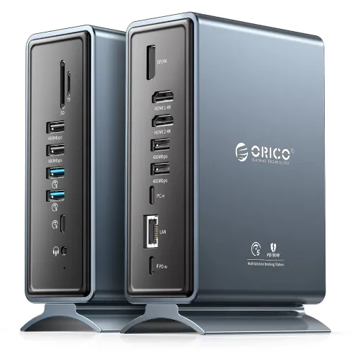 Image of ORICO USB C Triple Display Docking Station for MacBook Pro M1, Mac