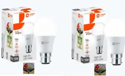  Orient Electric 10 W Basic Round B22 LED Bulb (White, Pack of 2)