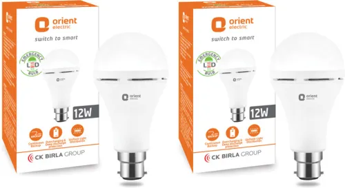 Image of Orient Electric 12W Emergency Bulb 2-Pack