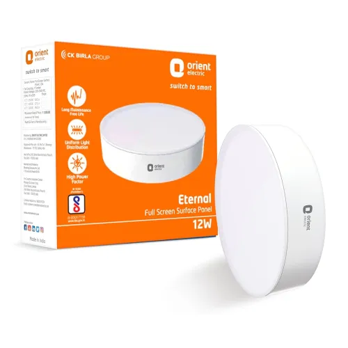 Image of Orient Electric 12W LED Surface Panel Light, 990 Lumens