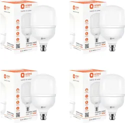 Orient Electric 40 W Basic Round B22 LED Bulb (White, Pack of 4)