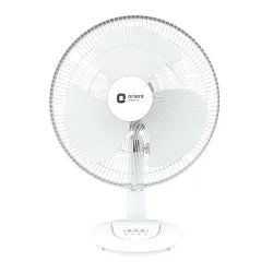 Orient Electric 400 mm Table 77 | High Speed Table Fan | 2100 RPM 95 CMM | 100% Copper Motor | 90 Degree Oscillation | 3