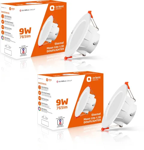 Image of Orient Electric 9W Downlighter Pack of 2
