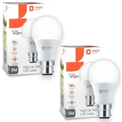 Orient Electric 9W High Glow LED bulb pack 2