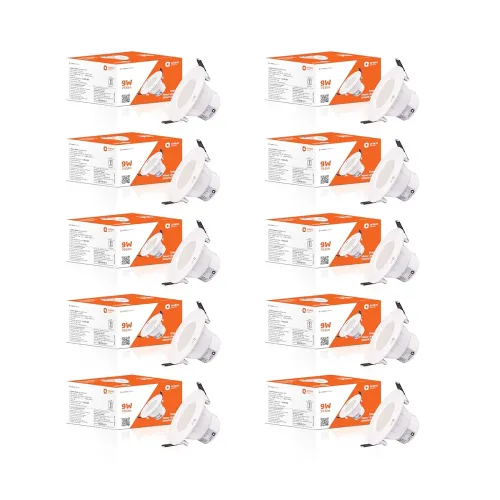 Image of Orient Electric 9W LED Downlight (Pack of 10)