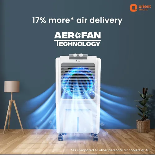 Image of Orient Electric Durachill 40 L Portable Air Cooler For Home | Densenest Honeycomb Pads |More Air Delivery |