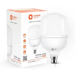 Orient Electric Eternal Shine LED Bulb | 60 Watts | 12 Months Warranty | Cool White, Pack of 1 | 25000 Hours + 180 degre