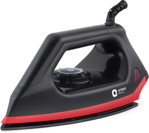 Image of Orient Electric Fabriknight DIFK10BP 1000 W Dry Iron  (Black, Red)