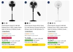 Orient Electric fans  up to 45% Discount
