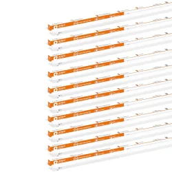Orient Electric 20W Grace Pro LED Batten | Up to 4 kV surge protection | Ultra Slim Design| LED Tubelight for Home| Sleek & Stylish Design| Cool White| Pack of 10