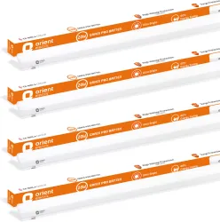 Orient Electric Grace Pro LED Batten 20W, Cool day light 20 W 110 cm Tube Light (White, Pack of 4)