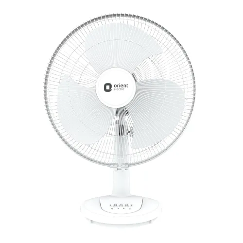 Image of Orient Electric 400 mm Table 77 | High Speed Table Fan | 2100 RPM 95 CMM | 100% Copper Motor | 90 Degree Oscillation | 3