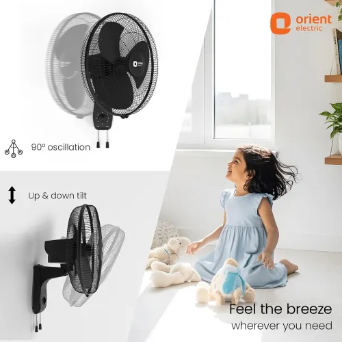 Image of Orient Electric Wall 97 High Speed Fan 100% Copper Motor