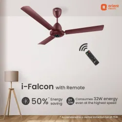 Orient Electric I Falcon with 3 Year Warranty BLDC Motor with Remote 1200 mm Ceiling Fan