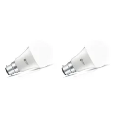 Orient Electric Polycarbonate High Glo Led Lamp 7W, (Cool White, 6500K, B22 - Pack Of 2)