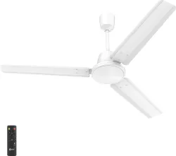 Orient Electric Ujala Swift with 3 Year Warranty BLDC Motor with Remote, Energy Saving, High Air Delivery, Ultra High Speed 1200 mm Ceiling Fan (5 Star | White | Pack of 1)