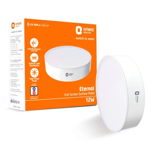 Image of Orient Electric 12W Rimless LED Surface Panel Light