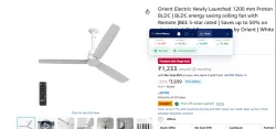 Orient Proton 1200mm BLDC Ceiling Fan