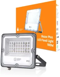 Orient Electric Razor Plus 100W with IP65 LED100WFL-65KIP65D Flood Light Outdoor Lamp (White)