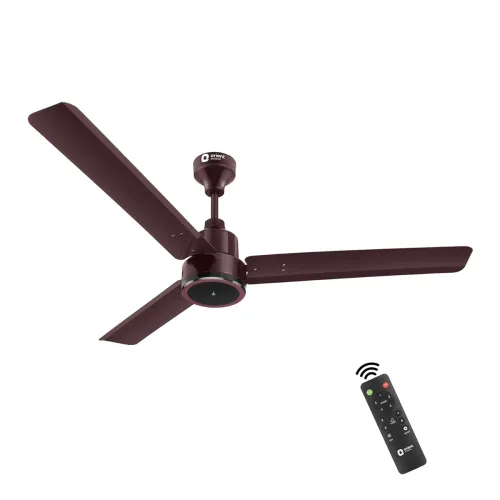 Image of Orient Zeno 1200mm BLDC Ceiling Fan – Brown, with Remote