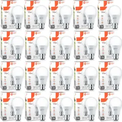 Orient Electric 9 W Basic Round B22 LED Bulb (White, Pack of 20)