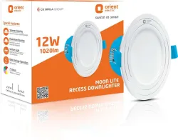 Orient Electric Moonlite Recess 12W LED Downlighter (Cool White)