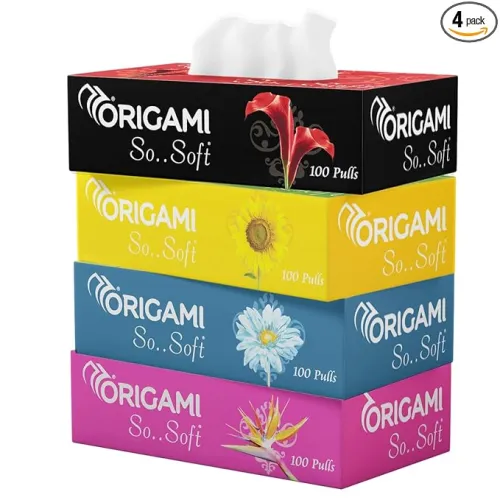 Image of Origami 2 Ply Facial Tissue Box 800Sheets