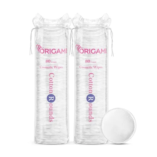 Image of Origami Disposable Cotton Pads | Pack of 2 | 80 Counts Each
