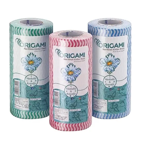 Image of Origami Reusable Kitchen Towel Roll – Pack of 3