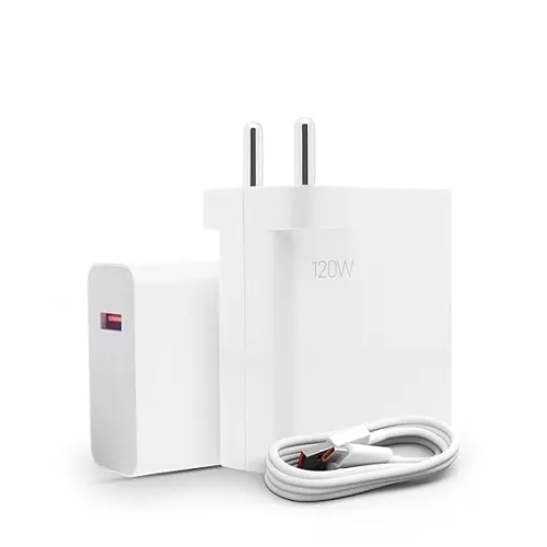 Image of Original 120W Super- Turbo Hyper Charging Combo Compatible with Redmi Note 9/9 Power/9 Prime/Note 10/Poco M2 Pro/Note 7 