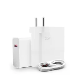 Original 120W Super- Turbo Hyper Charging Combo Compatible with Redmi Note 9/9 Power/9 Prime/Note 10/Poco M2 Pro/Note 7 