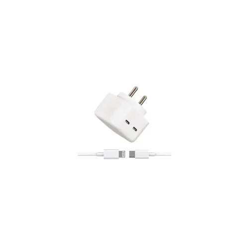 Image of Original 35W Dual PD 3.0 GaN USB-C Port Compact Power Adapter Plug Fast Wall Charger Adapter Compatible for iPhone 13/13