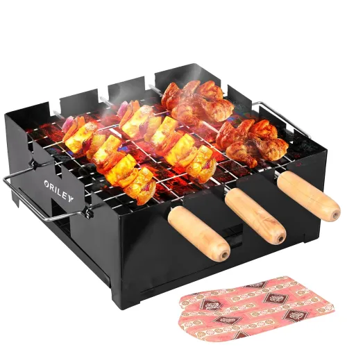 Image of ORILEY Portable Charcoal Barbeque Grill