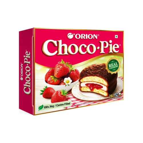 Image of ORION Strawberry Choco Pie (12 Pies)