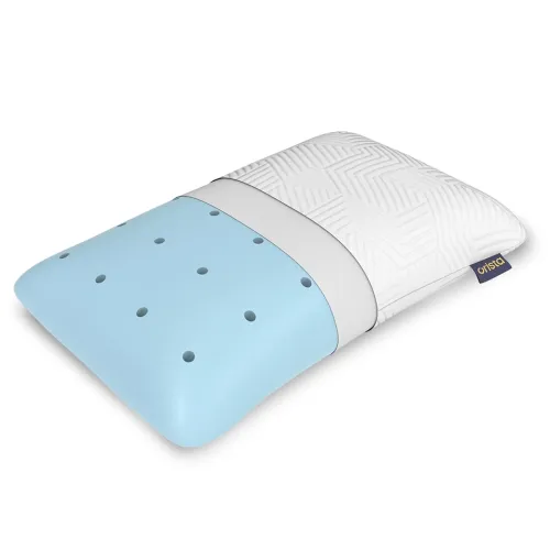 Image of Orista™ Advance Gel Blended Memory Foam Sleep Enhancer Pillow | 2 Year Warranty | Cushions Neck & Shoulder Pain Relief |