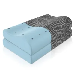 Orista™ Advance Gel Blended Contour Memory Foam Pillow | 2 Year Warranty |Orthopedic Neck & Shoulder Support Pillow for 