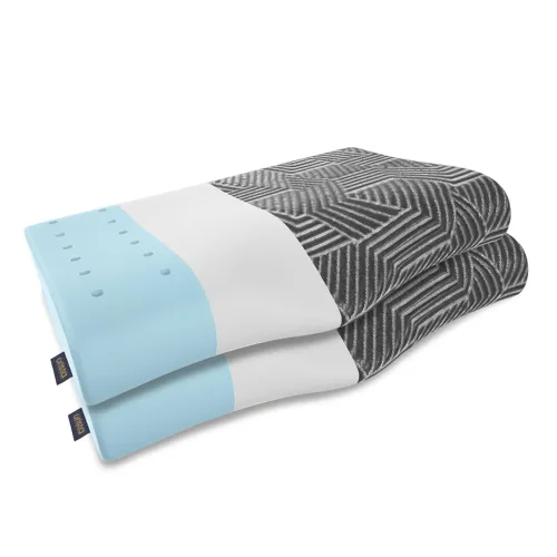 Image of Orista™ Advance Gel Blended Cervical Memory Foam Pillow | 2 Year Warranty | Orthopedic Neck & Shoulder Support Pillow fo