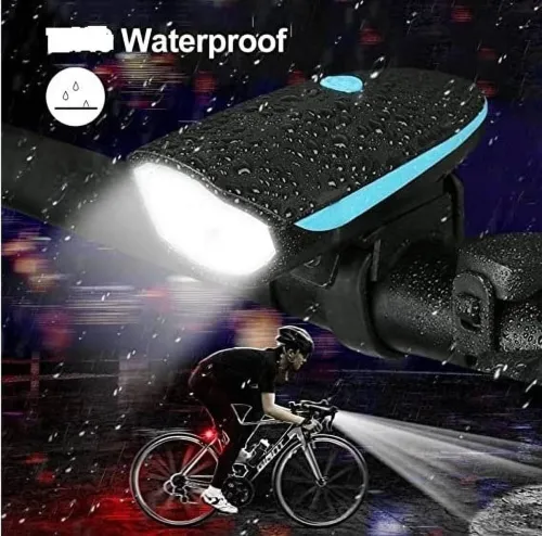 Image of Orld Cycle Light and Horn Rechargeable Waterproof LED Front Light