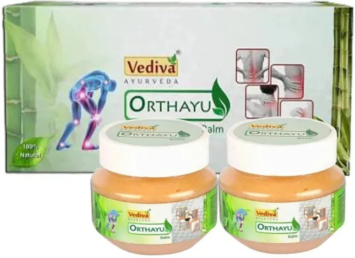 Image of Orthayu Mentho Plus Balm (200gm) Balm (2 x 100 g)