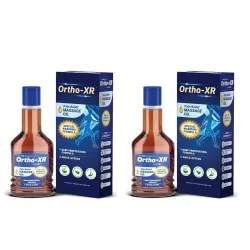 Ortho XR Ayurvedic Pain Relief Massage Oil 55ml x 2 