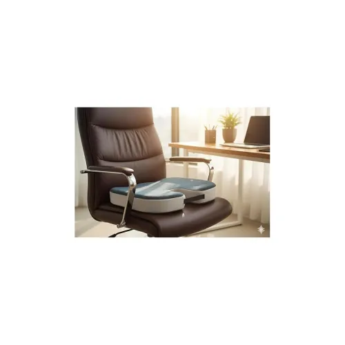 Image of 2 Years Warranty Orthopedic Coccyx Cushion for Hip, Tailbone, Coccyx, Sciatica Pain Relief | Seat Cushion for Chair, Car