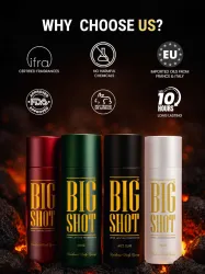 Oscar Big Shot Body Deo Spray Pack (150ml x4)